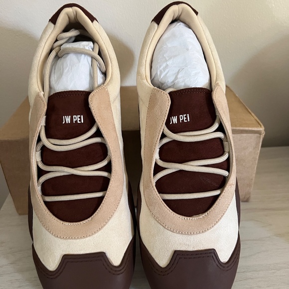 Caitlin Lace-up Ballerina Sneakers - Light Brown - Picture 5 of 7